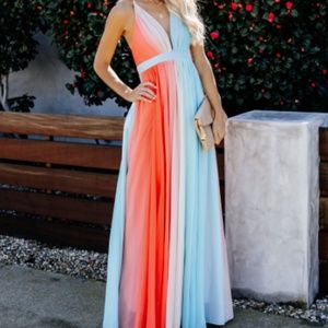 NWT As The Sun Sets Maxi Dress- Medium